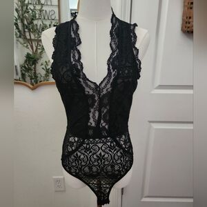 Black Lace Bodysuit